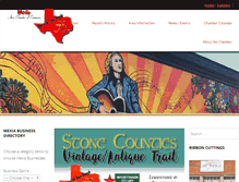 Tablet Screenshot of mexiachamber.com